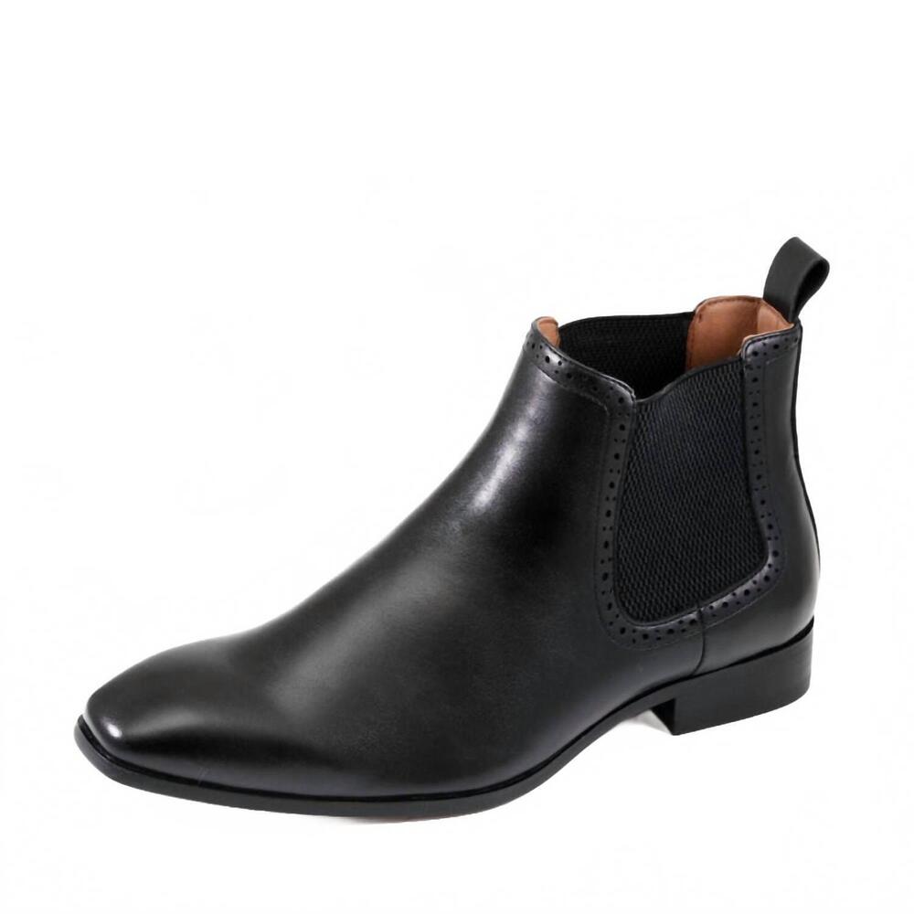 NEW AMALI men's hayes chelsea boots in black